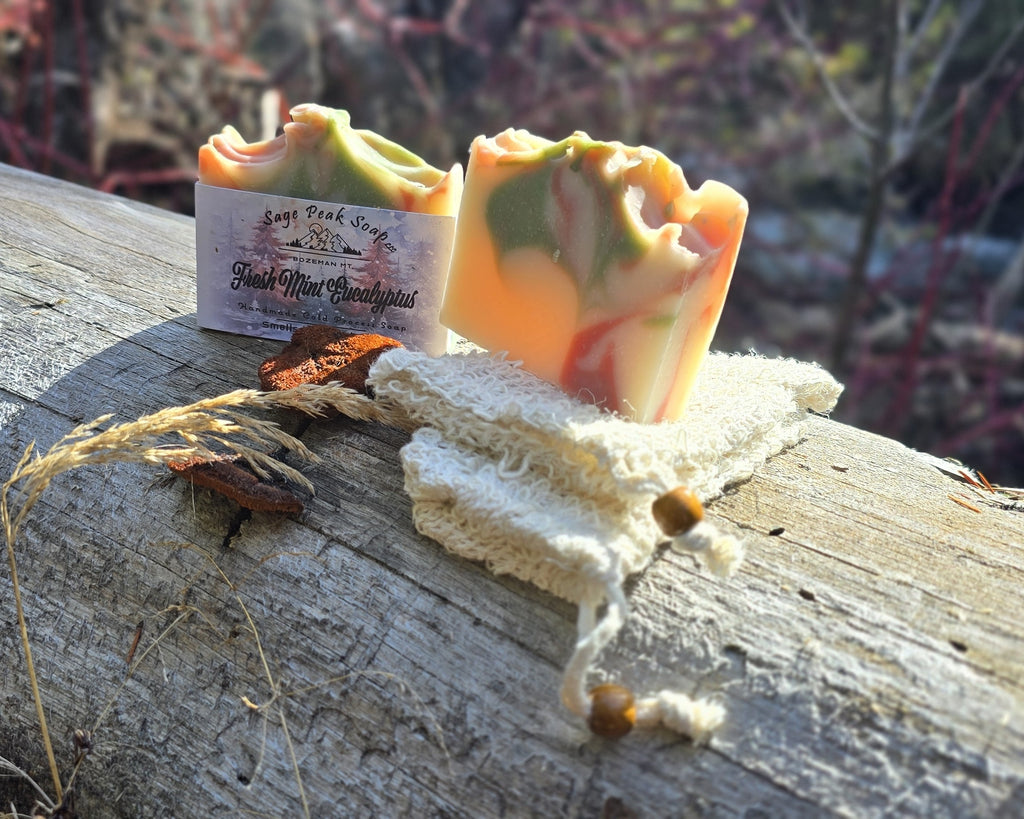 Fresh Mint and Eucalyptus Soap Bar