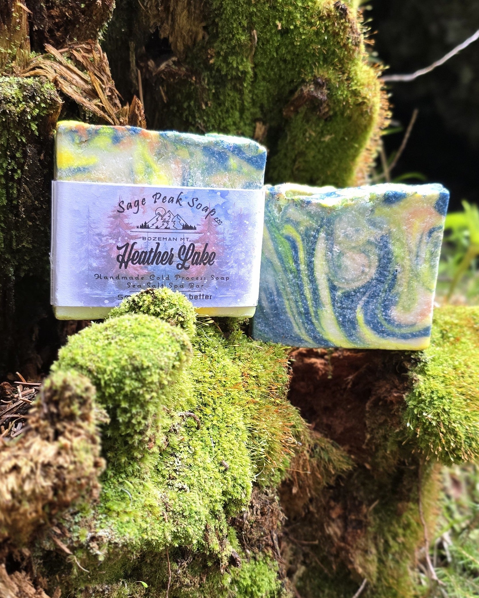 Heather Lake Sea Salt Soap Bar