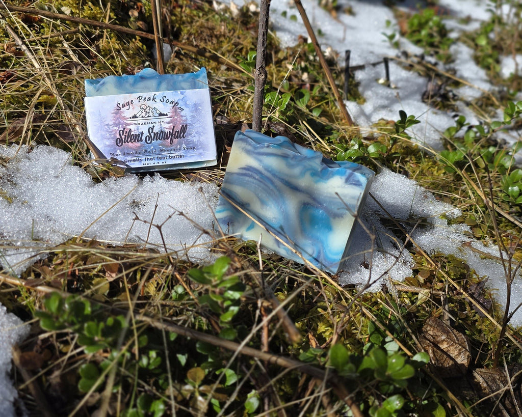 Silent Snowfall Soap Bar