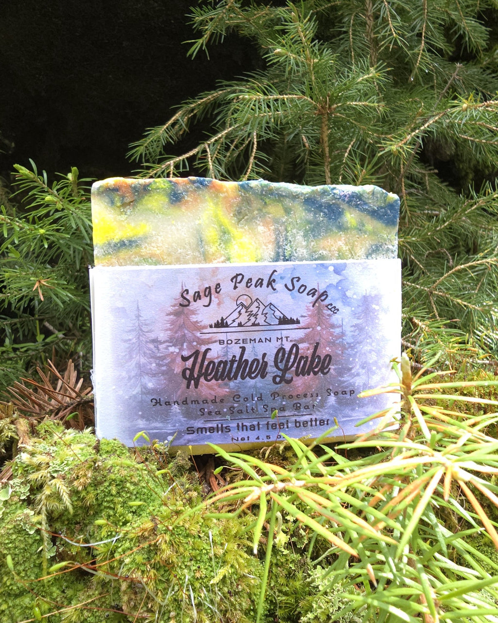 Heather Lake Sea Salt Soap Bar